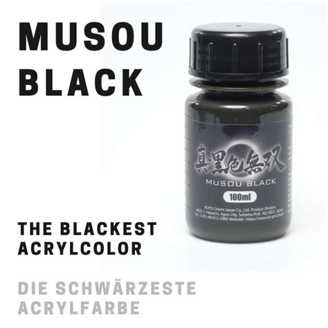 Musou Black Color (100 ml).